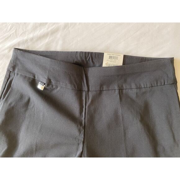 Alfani Womens Black Tummy Control Skinny Stretch Pants Business Size 14S - Picture 4 of 10
